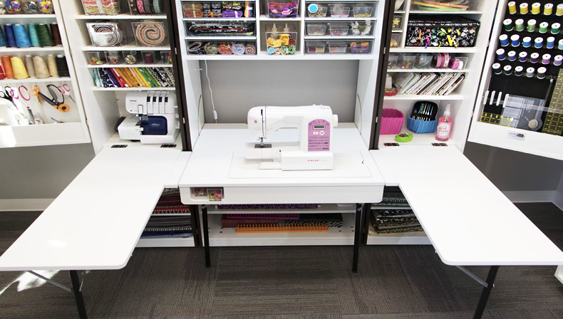 идеальное рабочее место для обучения шитью